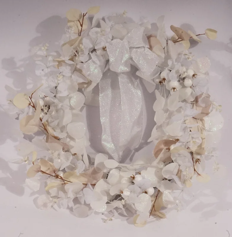 White Eucalyptus Wreath