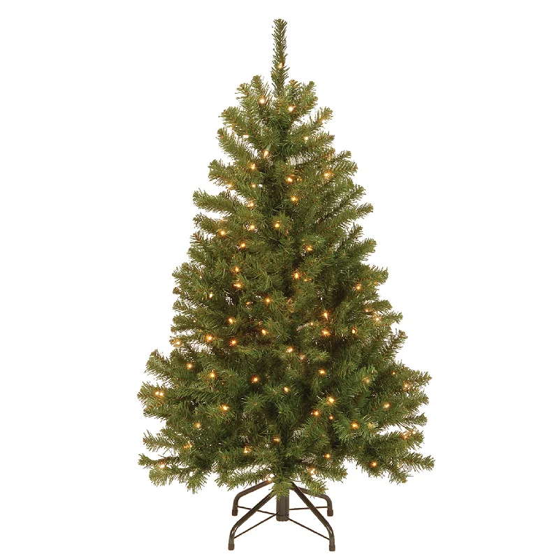 4.5 ft. Pre-Lit North Valley Spruce Tree with Clear Lights