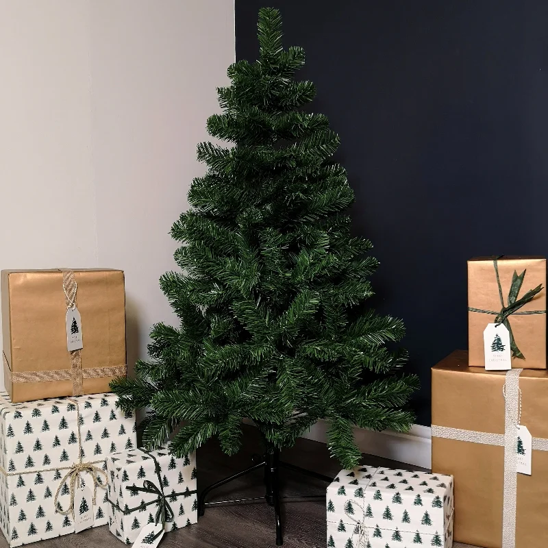 4ft (120cm) Imperial Pine Christmas Tree in Green with 220 tips 80cm Diameter