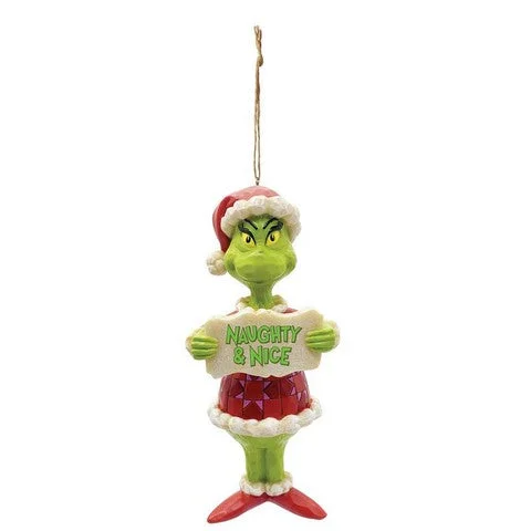 5" The Grinch Naughty & Nice Ornament