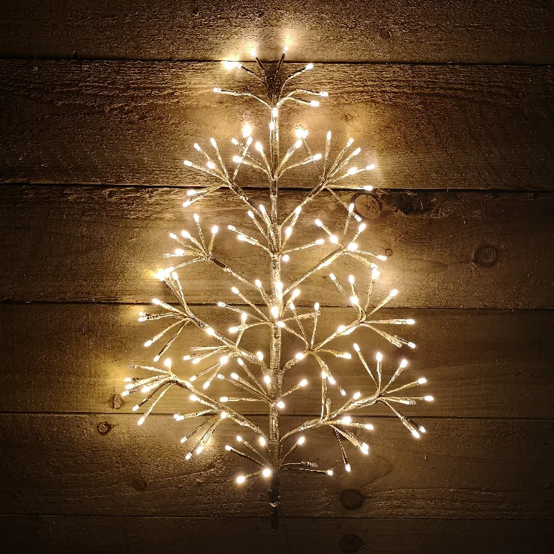 60cm LED Twinkling Starburst Tree Christmas Lights Display Outdoor Decorations