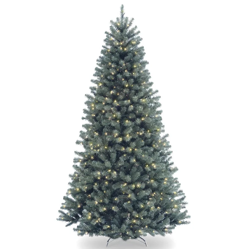 7.5 ft. Pre-Lit North Valley Spruce Blue Tree with Clear Lights