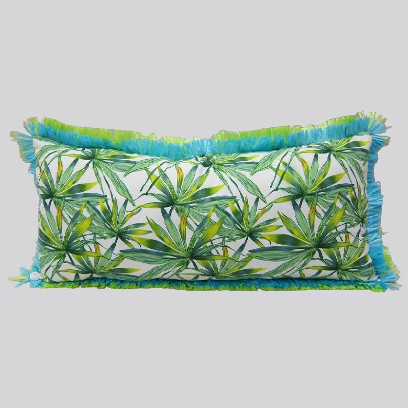 Tropical rectangular lumber cushion