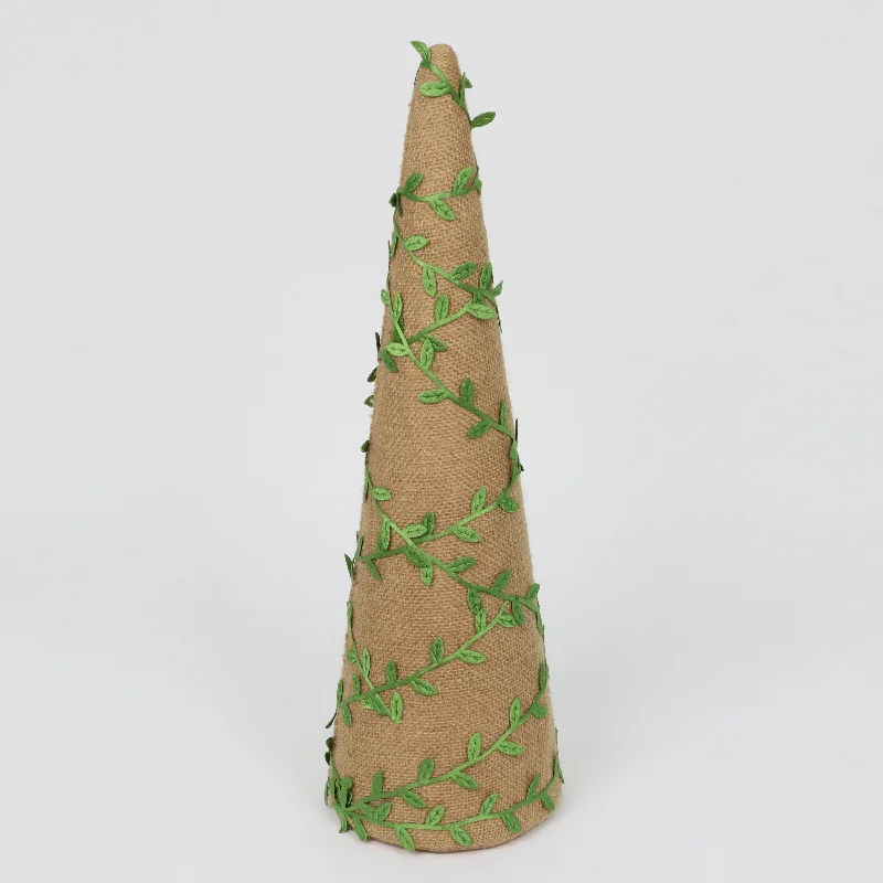 Burlap Christmas tree