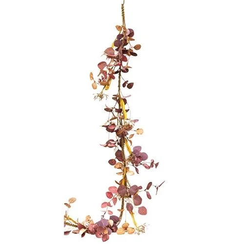 Autumn Silver Dollar Garland, 5ft