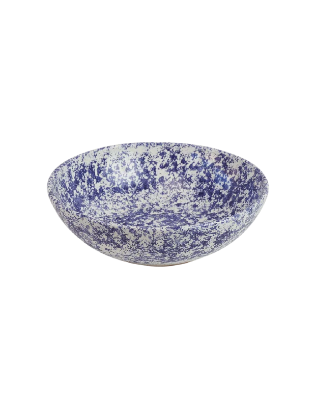 Gable Spongeware Salad Bowl