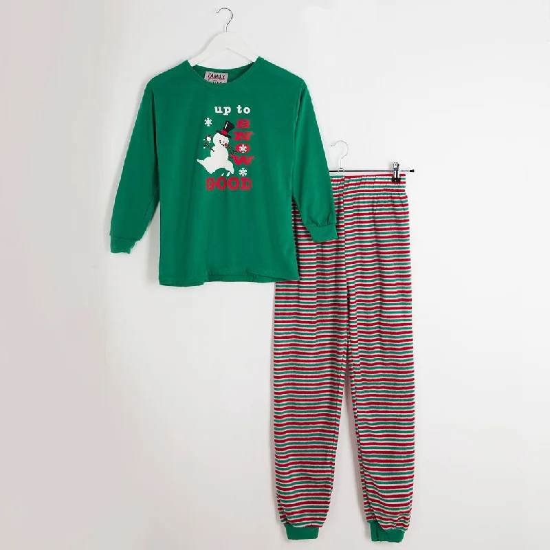 Boys Snowman Matching Christmas Pyjamas