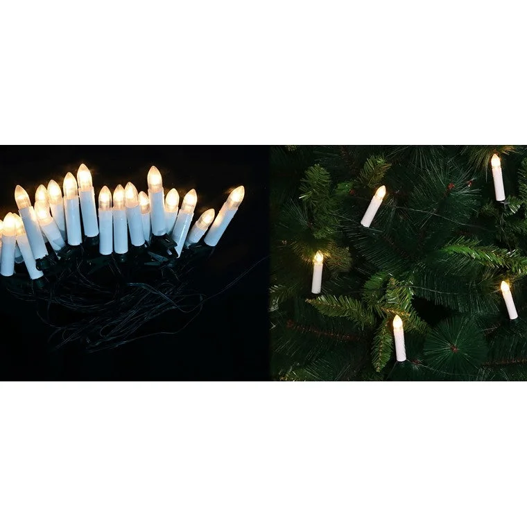 LED Clip-On Candle Lights, 20pk