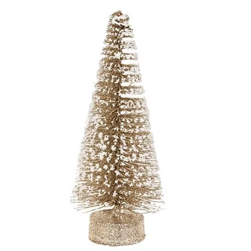 Champaign White Glitter Tree 8