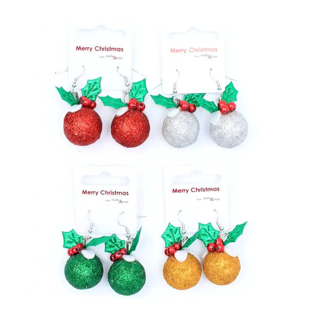 Christmas Bauble Earrings