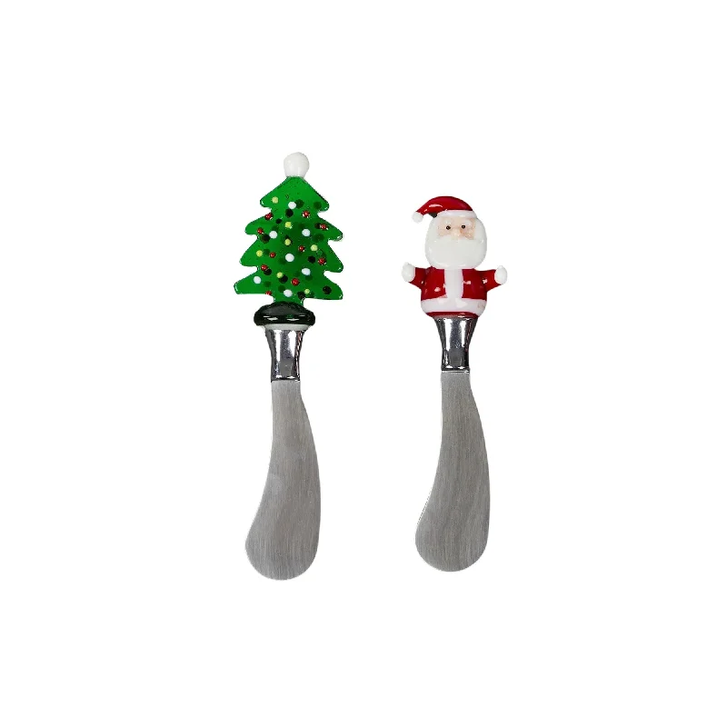 Christmas Glass Spreader Set