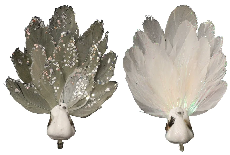 Clip-On Peacock Ornament