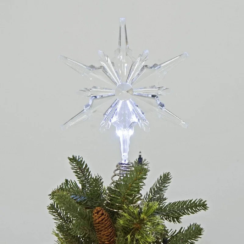 Cool White LED Plastic Star Christmas Tree Topper