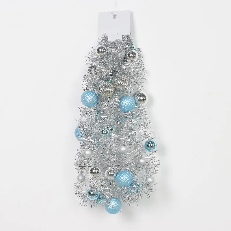 Tinsel Garland Blue