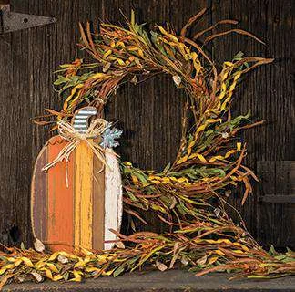 Fall Wheat & Grass Garland, 4ft