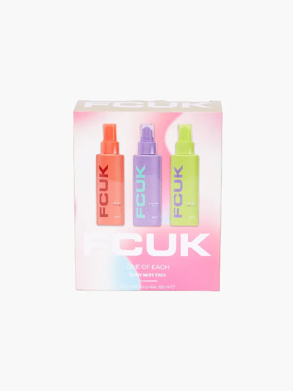 FCUK One Of Each Body Mist Trio Gift Set