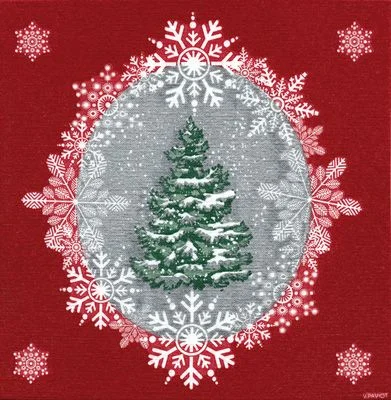 Francoise Paviot "Beau Sapin" Dinner Napkin