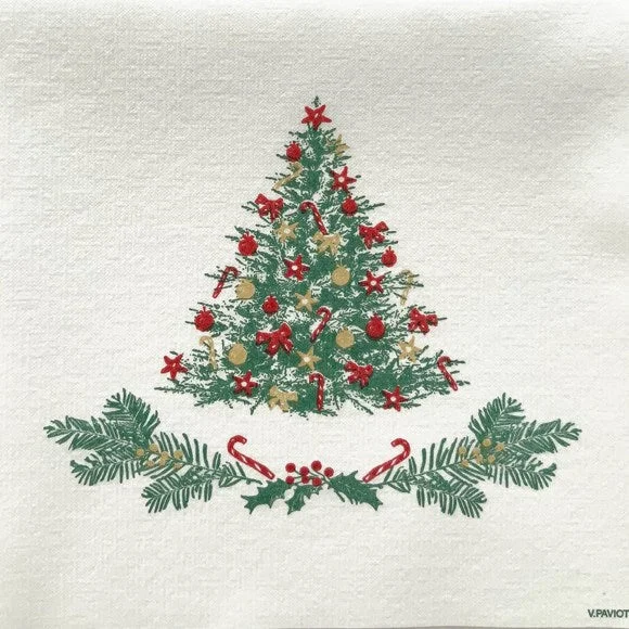 Francoise Paviot "Sapin" Cocktail Napkin