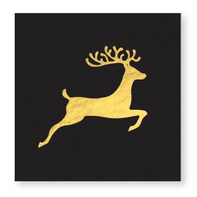 "Holiday Deer" Beverage Napkin