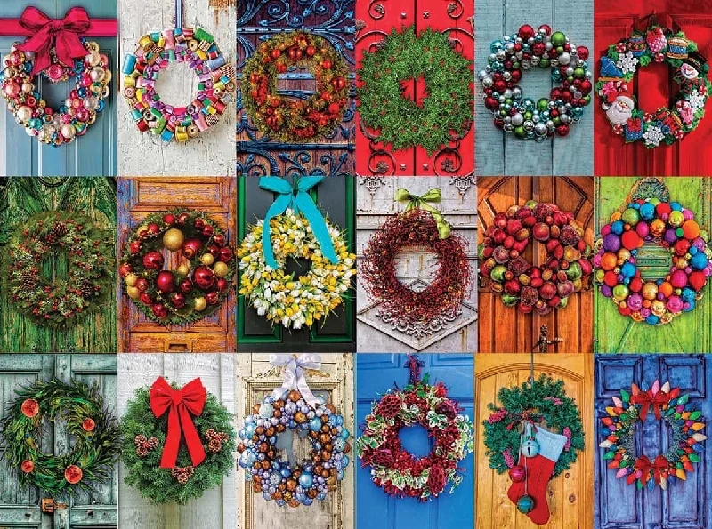 Holiday Wreaths (1326pz) - 500 Pieces