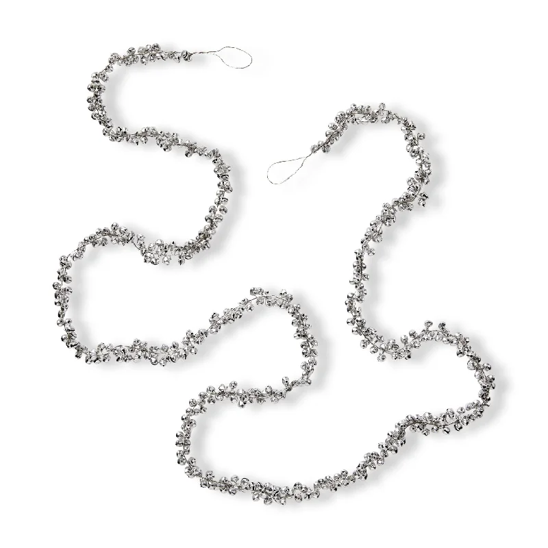 Jingle Bell Garland - Silver