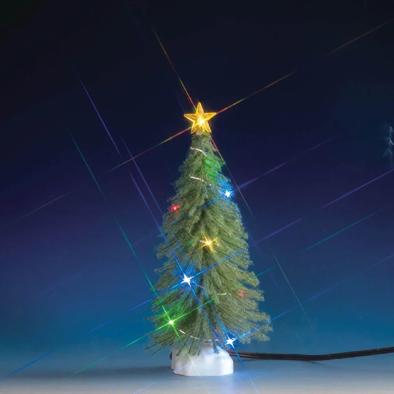 Lighted Accessories <br> Multi Light Spruce Tree, Medium