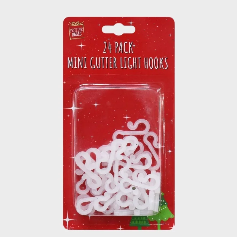 Mini Gutter Hooks 24pc