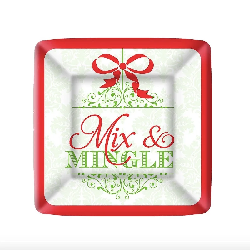 "Mix & Mingle" Paper Plate - Lunch