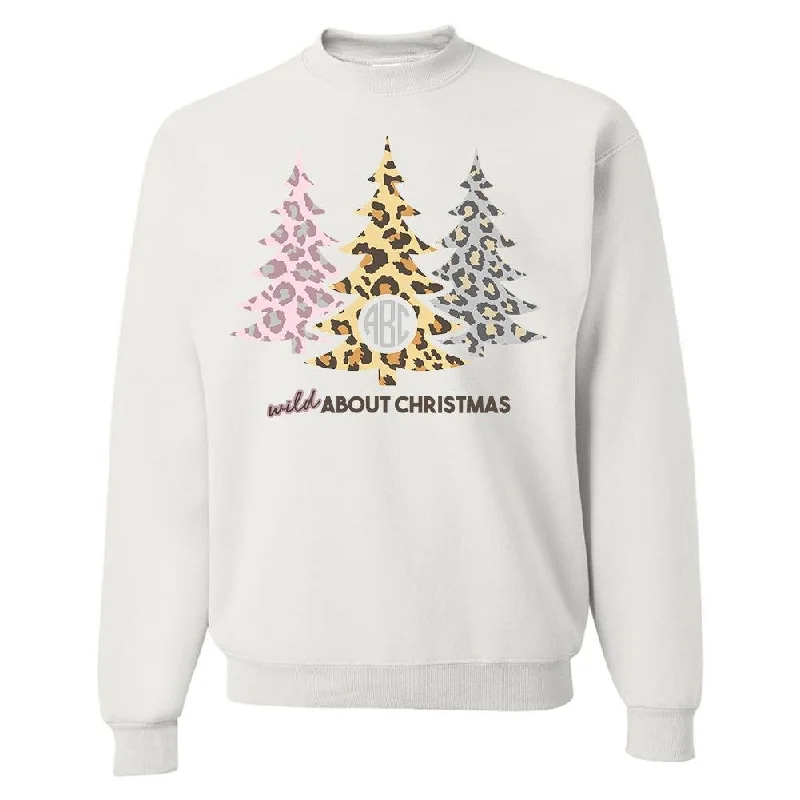 Monogrammed 'Wild About Christmas' Crewneck Sweatshirt