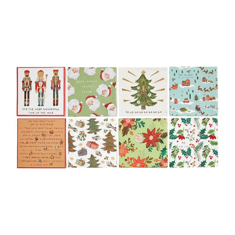 Mudpie Holiday Paper Cocktail Napkins