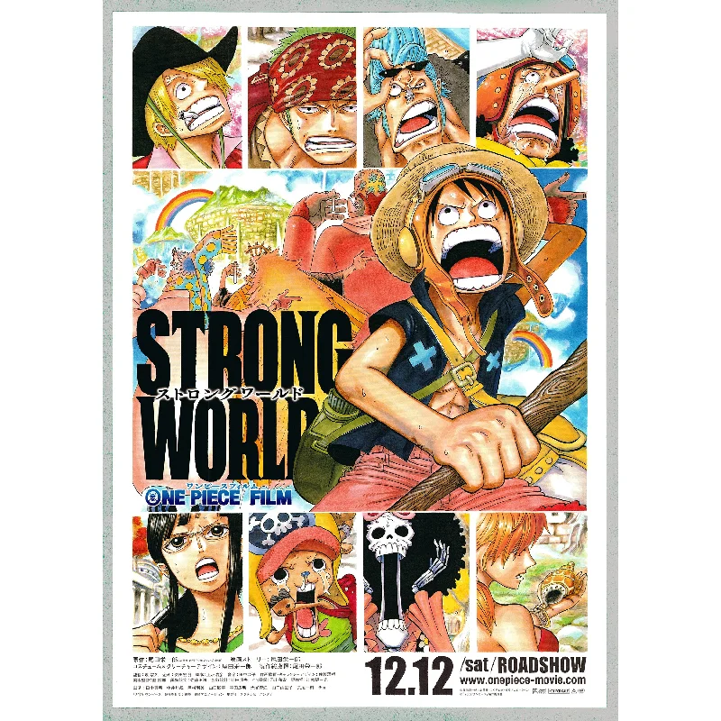 Original One Piece: Strong World Anime Poster