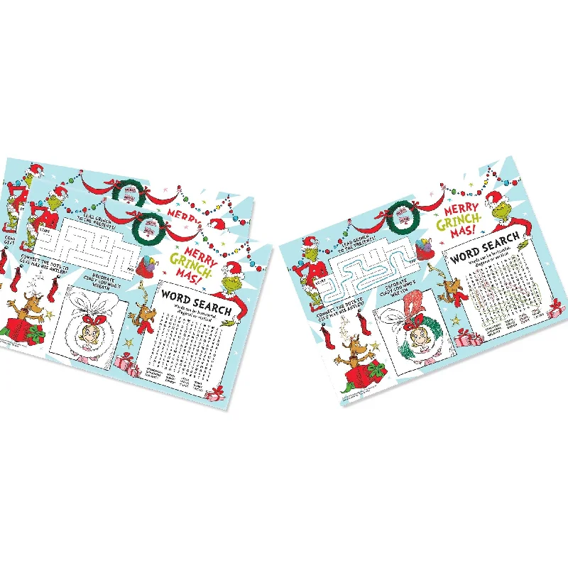 The Grinch Coloring Placemats - 16" x 11" | 24 ct.