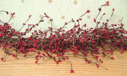 Red/Burgundy Pip Garland, 4 ft.