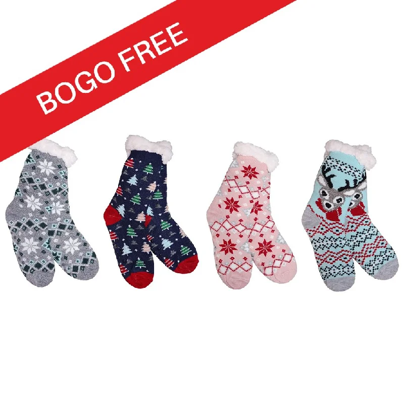 Winter Wonders - Thermal Slipper Socks - Buy one get one FREE