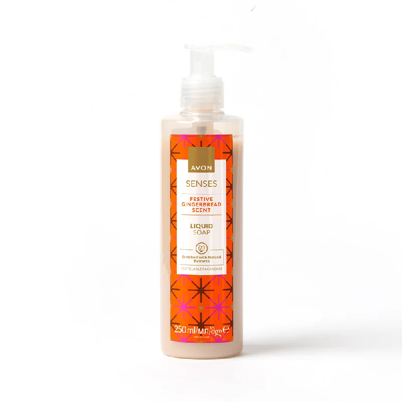 Senses Festive Gingerbread Scent Liquid Soap - 250ml