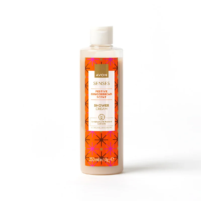 Senses Festive Gingerbread Scent Shower Cream - 250ml