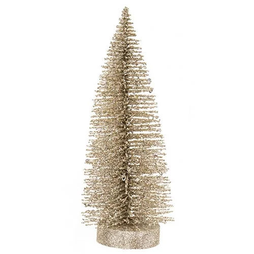 Silver Sparkle Bottle Brush Tree 10