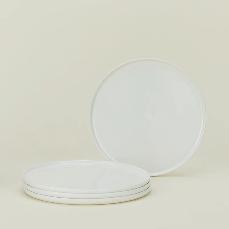 Simple Porcelain Salad Plate, Set of 4