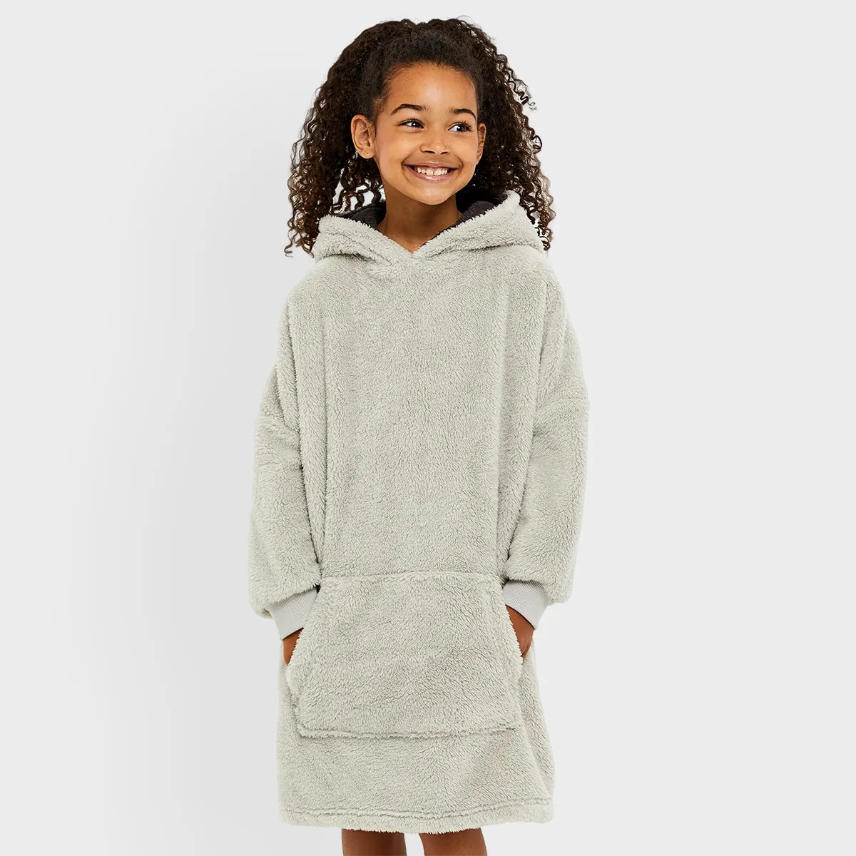 Threadbare Girls Hooded Fleece Poncho