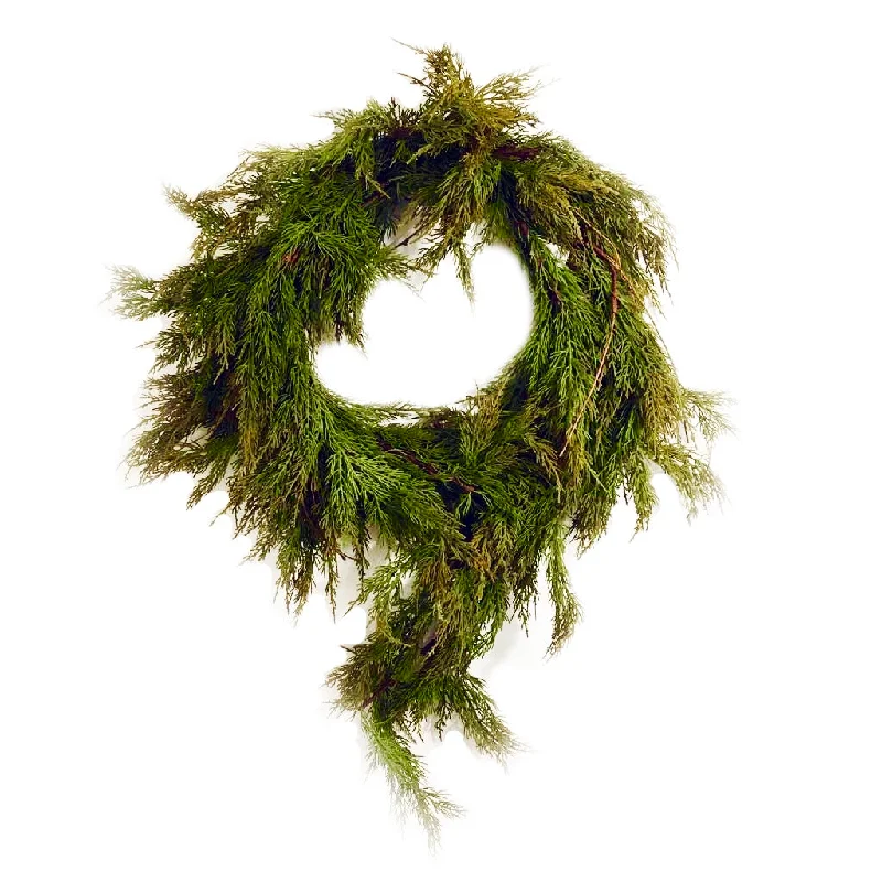 Trailing Cedar Wreath