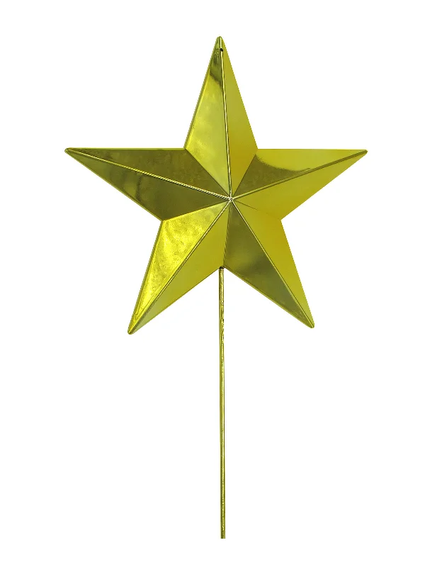 Tree Topper - Star Christmas Tree Topper 30cm Gold