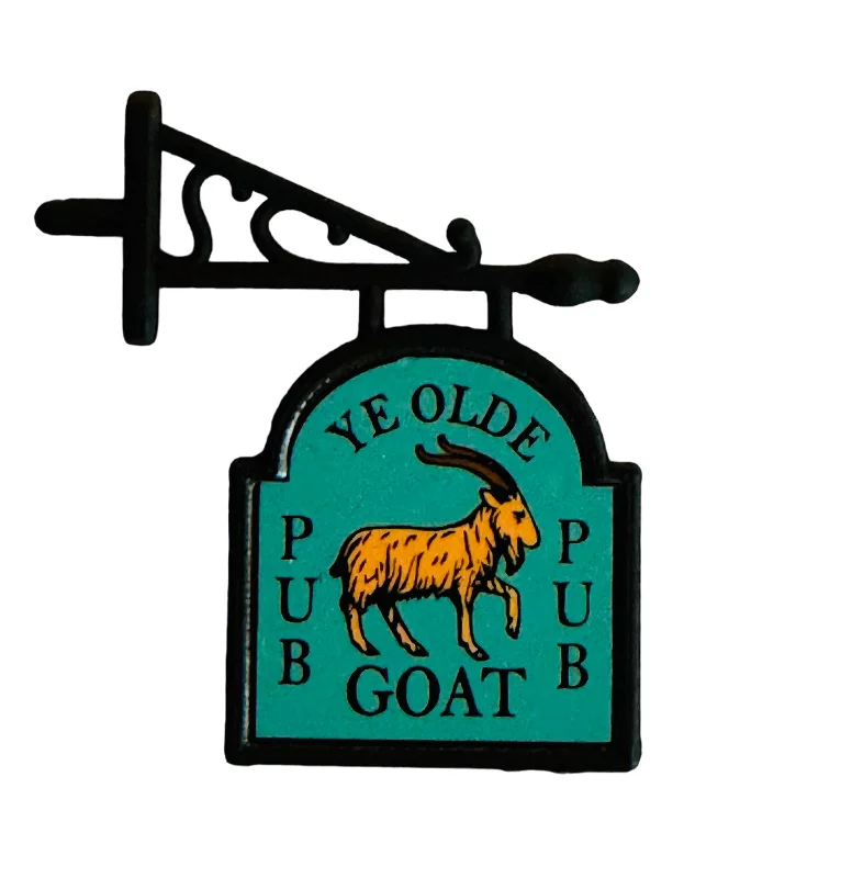 Ye Olde Goat Pub Sign