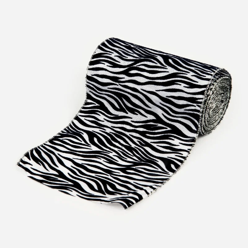 Zebra Pattern Ribbon