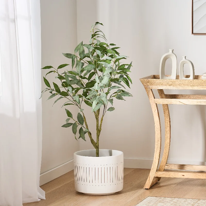 Parkey Artificial Eucalyptus Leaf Tree by Christopher Knight Home