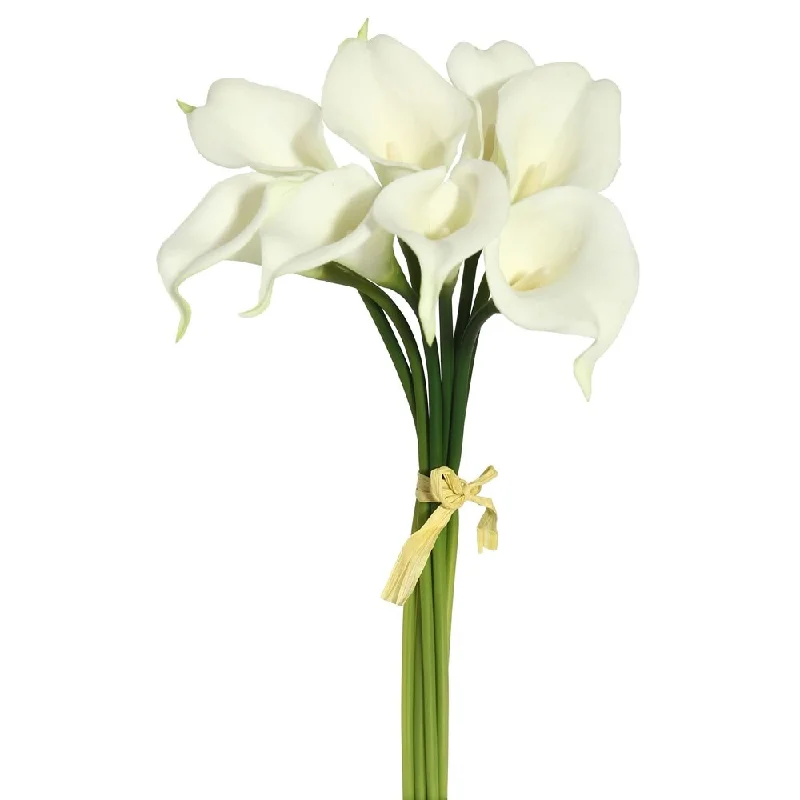 Vickerman 14" White Lily Floral Stem